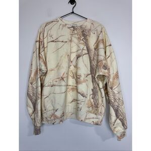 Dairy Boy Butterfly Camo Crewneck Sweatshirt M